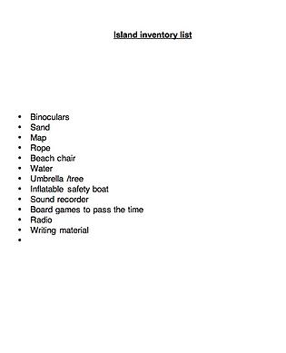 island inventory
